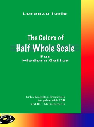 I colori della scala semitono tono nella chitarra moderna